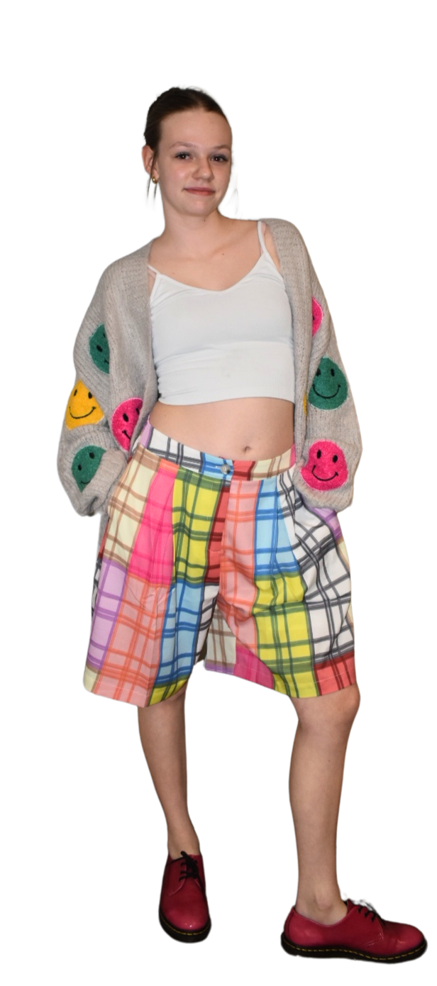 Bring Joy Plaid Shorts