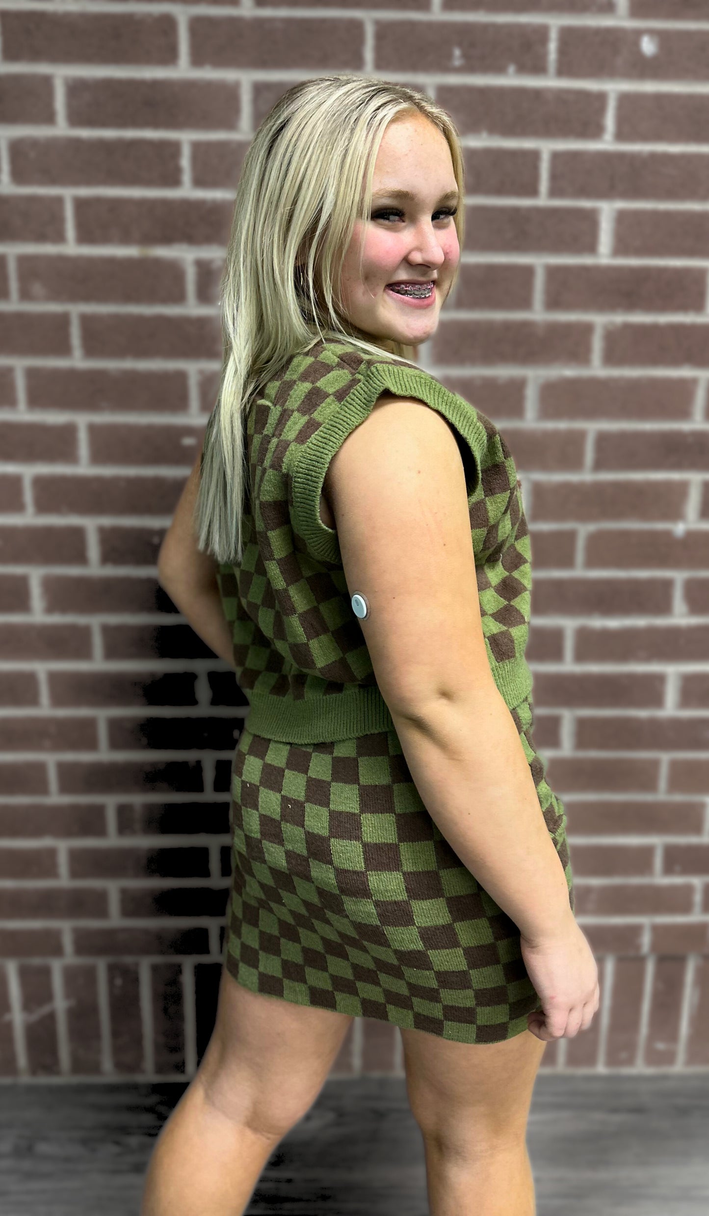 Olive It Up 💚 Mini Skirt Set